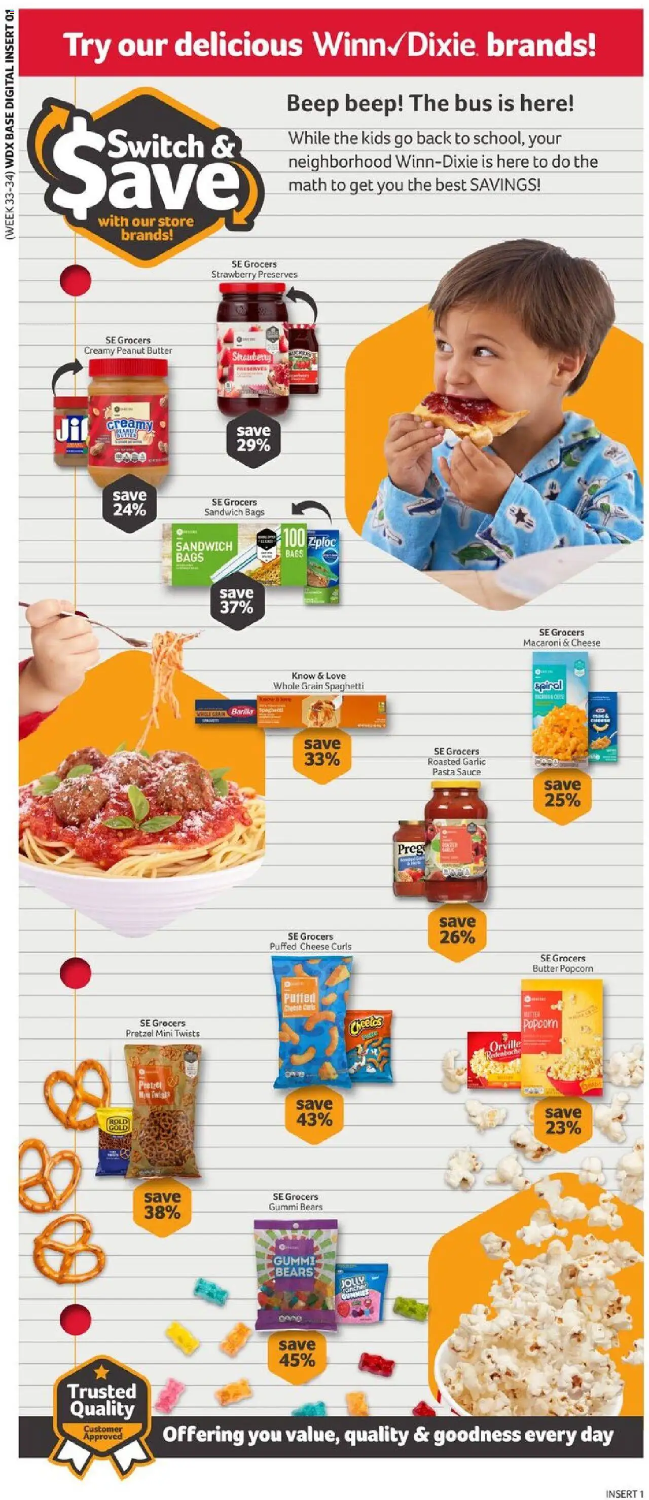 Winn Dixie Weekly Circular - LA - valid from 06.08.2025 | Page: 10 | Products: Butter, Cheese, Switch, Garlic