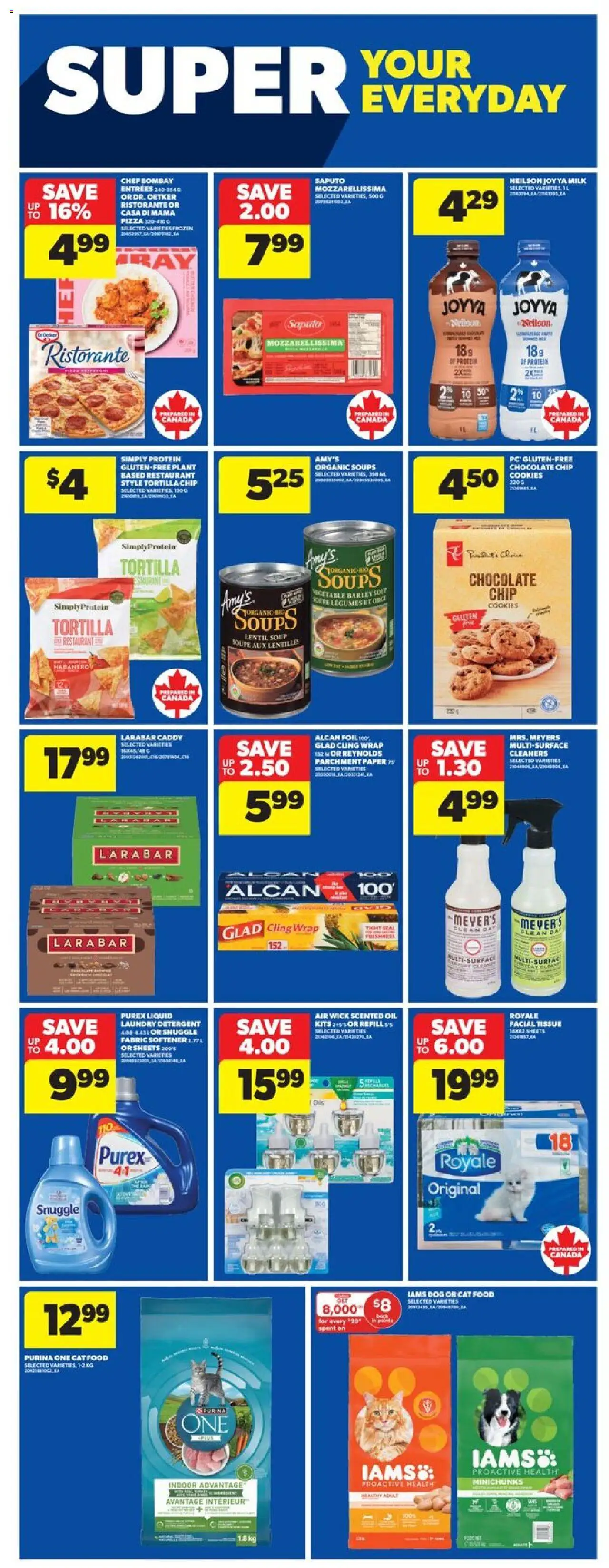 Real Canadian Superstore flyer valid from 18.09.2025 | Page: 25 | Products: Cookies, Oil, Chocolate, Pizza