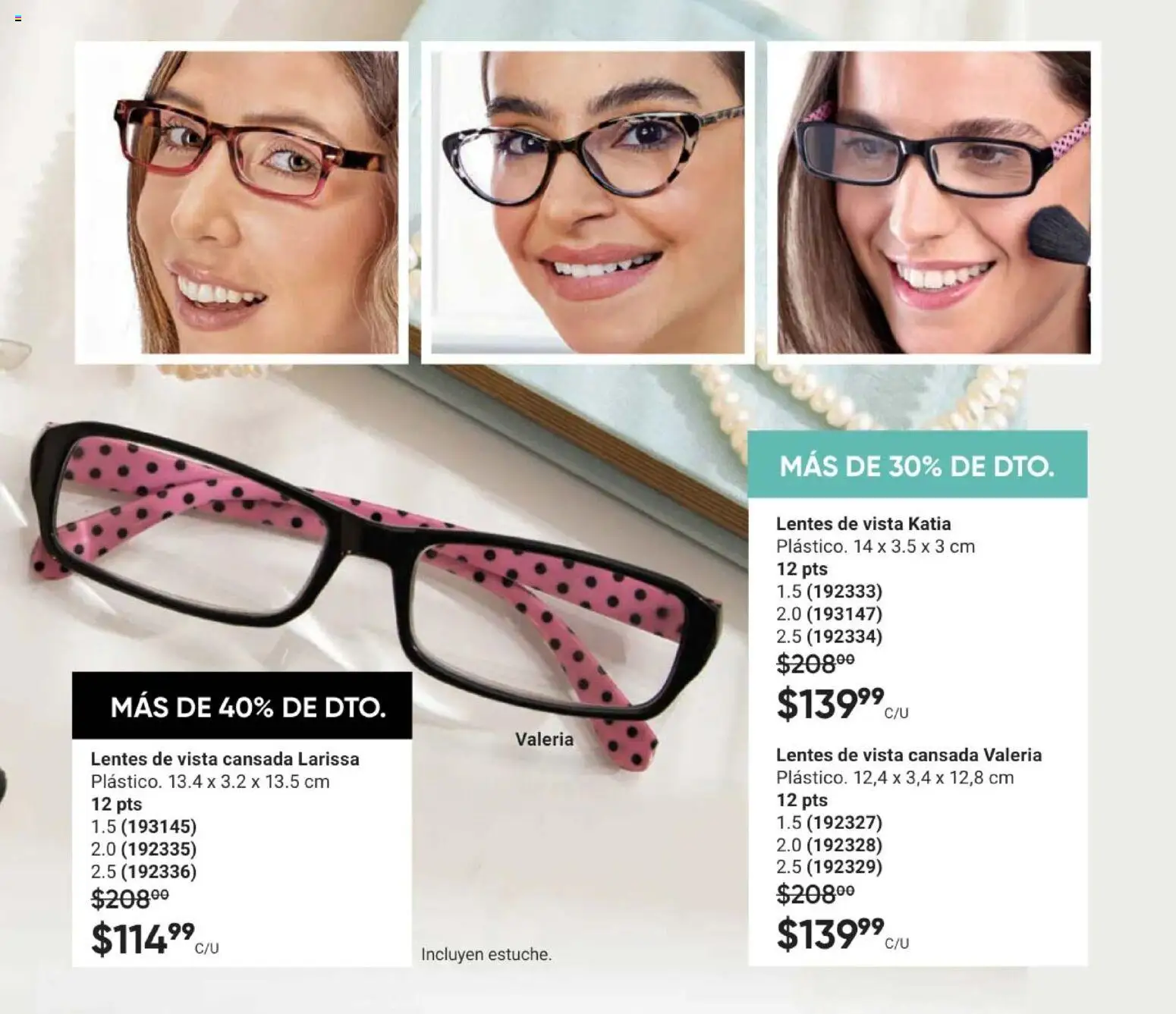 Nuevas ofertas de AVON válidas en toda la República Mexicana desde el 10.01.2026. ¡Encuentra las mejores ofertas en AVON Casa & Estilo 2 2026! | Página: 99 | Productos: Lentes