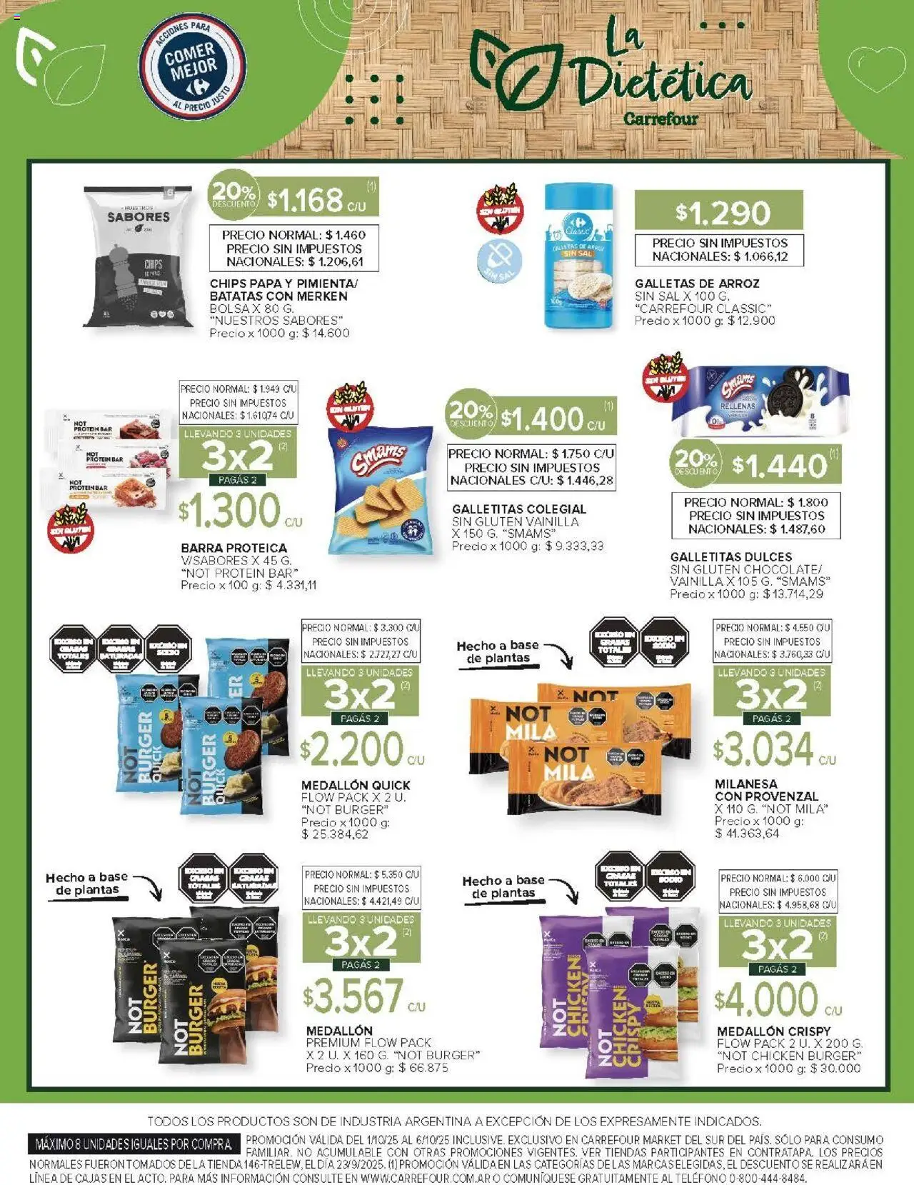Carrefour - Ofertas - Chubut │ válido desde el 01.10.2025 | Página: 48 | Productos: Teléfono, Sal, Provenzal, Galletas