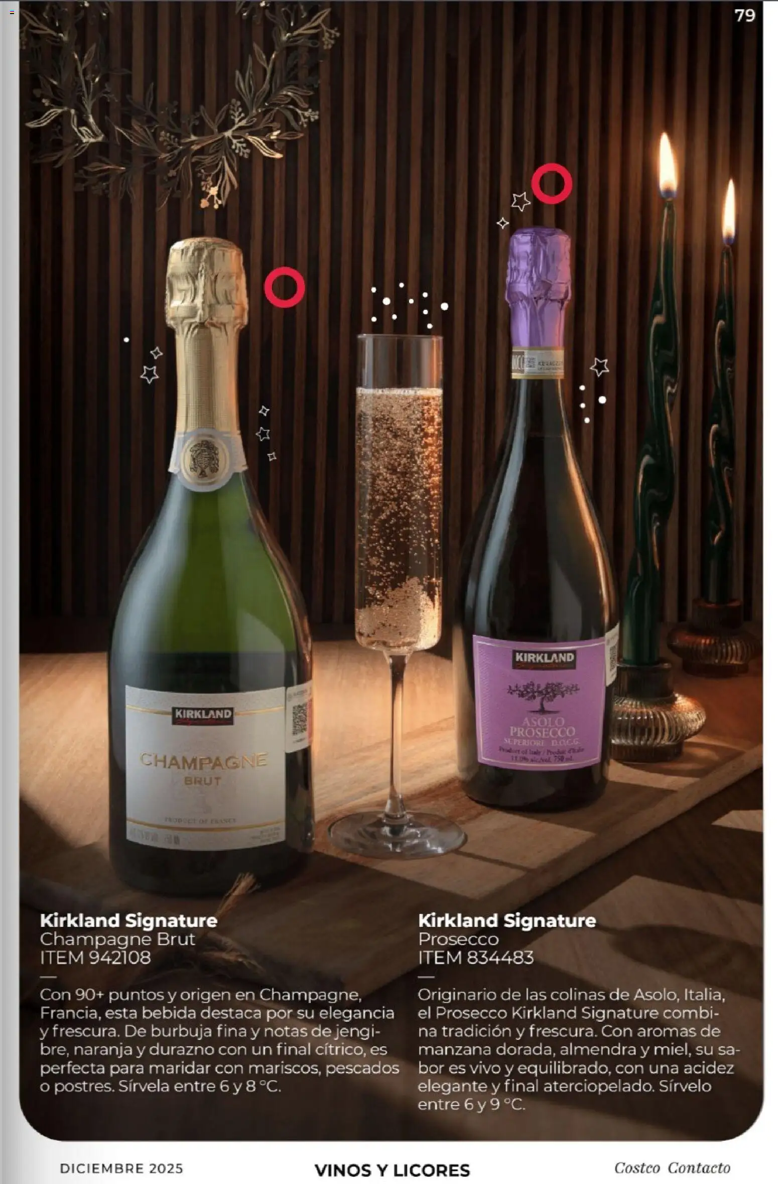 Nuevas ofertas de Costco válidas en toda la República Mexicana desde el 01.12.2025. ¡Encuentra las mejores ofertas en Costco Revista Diciembre! | Página: 79 | Productos: Durazno, Champagne, Manzana, Almendra