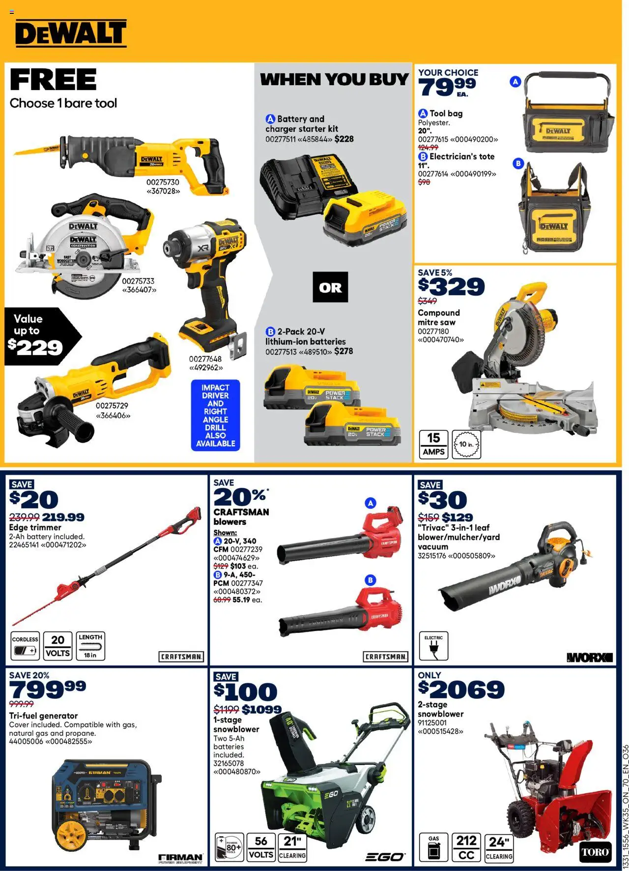 Rona flyer valid from 25.09.2025 | Page: 10 | Products: Bag, Battery