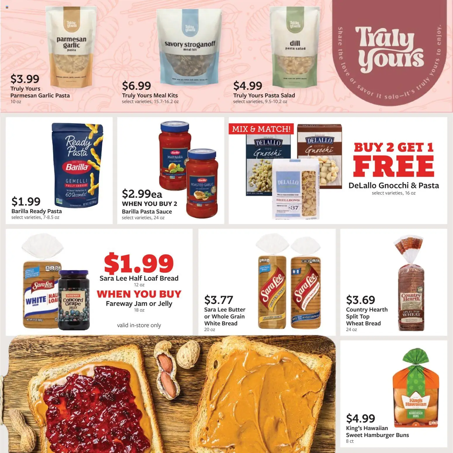Fareway Monthly Ad - valid from 30.03.2026 | Page: 14 | Products: Bread, Pasta, Salad, Dill