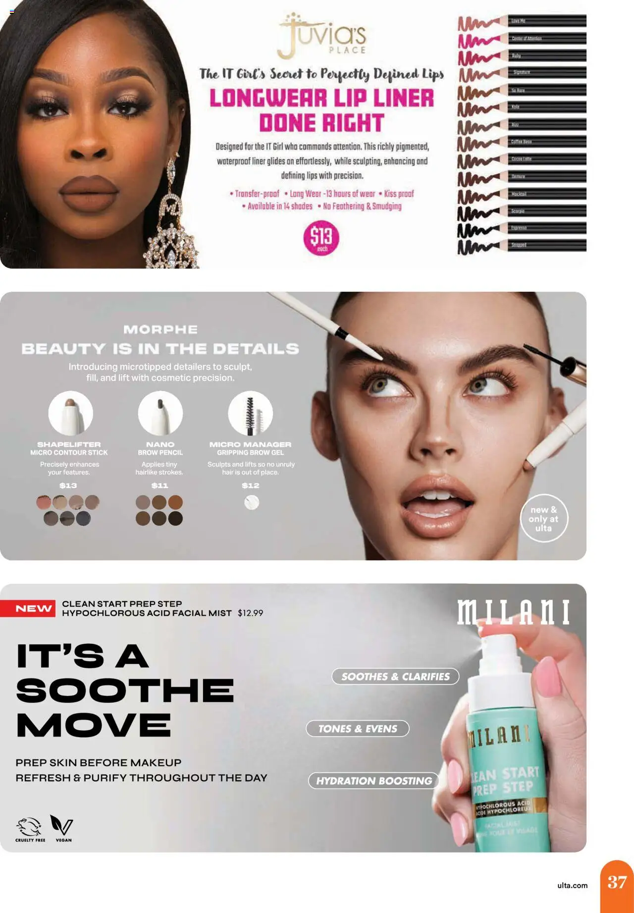 Ulta Beauty Weekly Ad - valid from 03.08.2025 | Page: 37 | Products: Pencil, Lip Liner