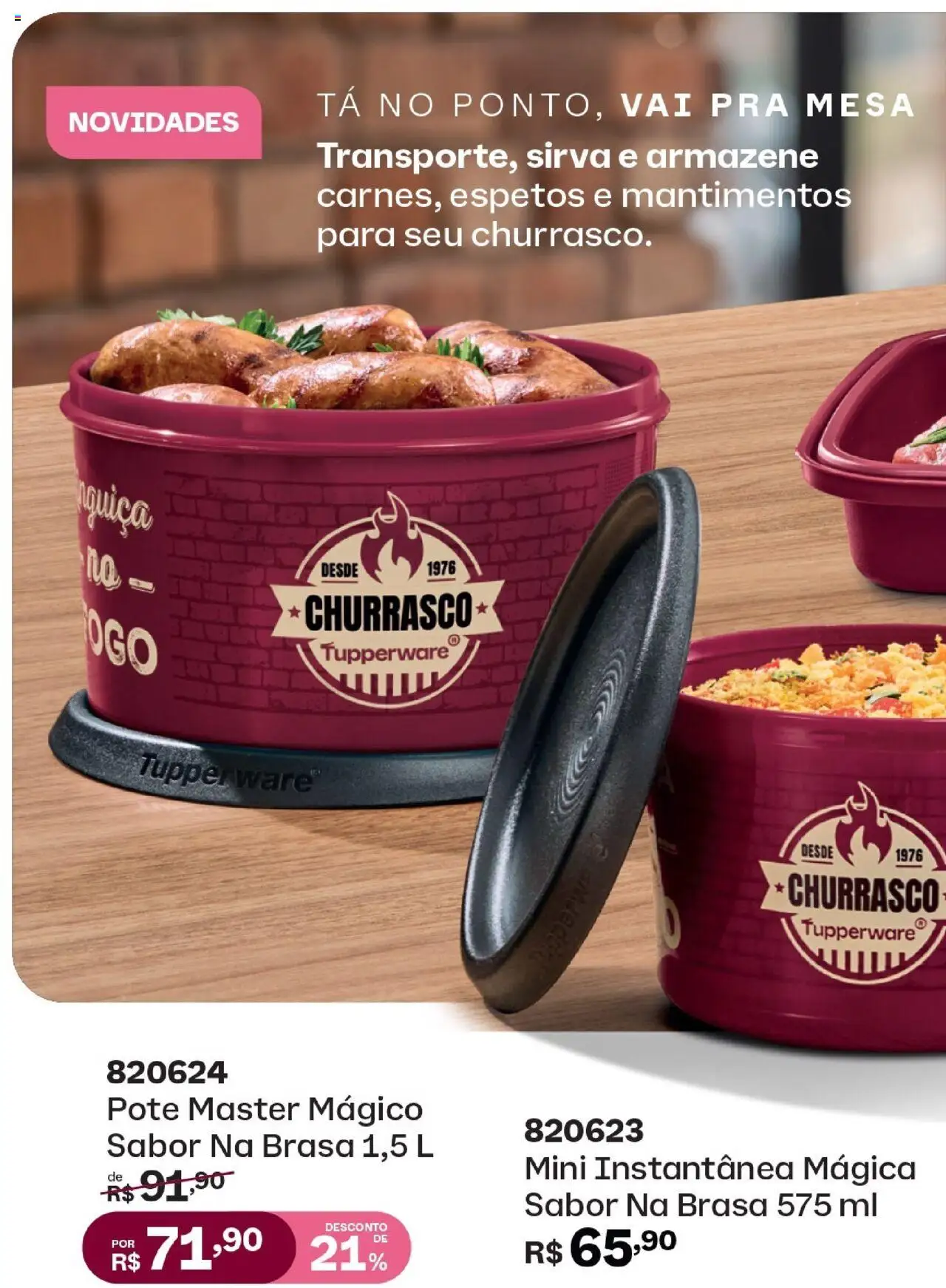 Tupperware Folheto - válido de 01.08.2025 | Página: 64 | Produtos: Mesa