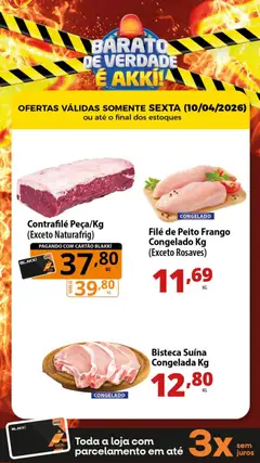 Akki Atacadista ofertas do Dia - Pré-Visualização do folheto da loja Akki Atacadista, válido de 10.04.2026