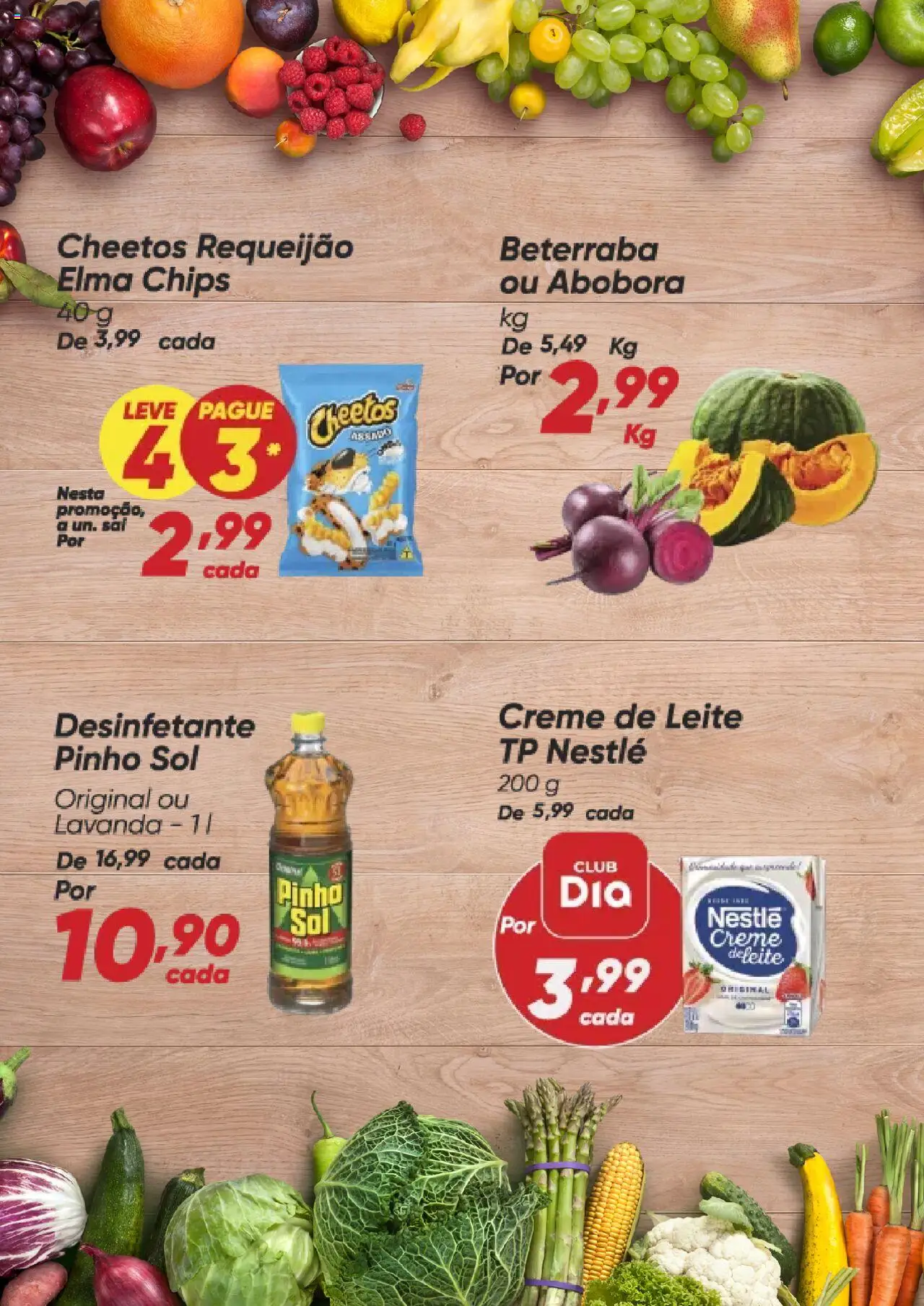 Dia Folheto - válido de 13.10.2025 | Página: 8 | Produtos: Beterraba, Elma Chips, Cheetos, Creme de leite