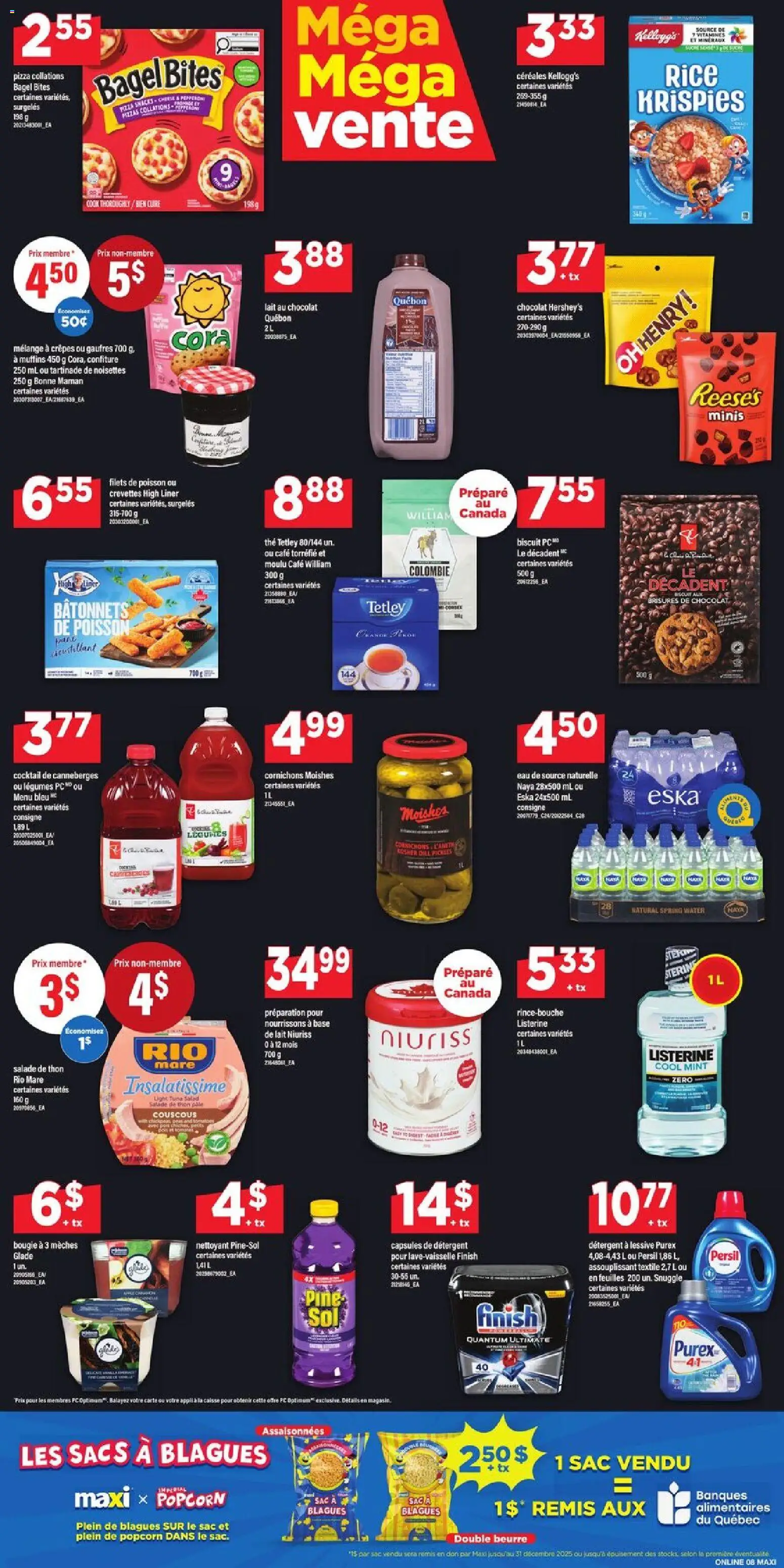 Maxi flyer valid from 27.11.2025 | Page: 10 | Products: Rice, Salad, Detergent, Pizza