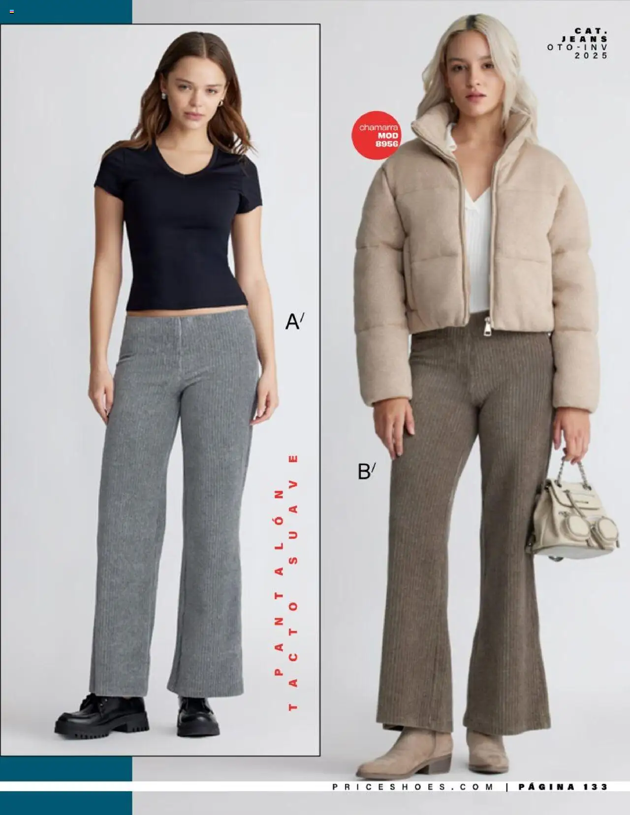 Nuevas ofertas de Price Shoes válidas en toda la República Mexicana desde el 05.08.2025. ¡Encuentra las mejores ofertas en Price Shoes - Catálogo Jeans ! | Página: 133 | Productos: Chamarra