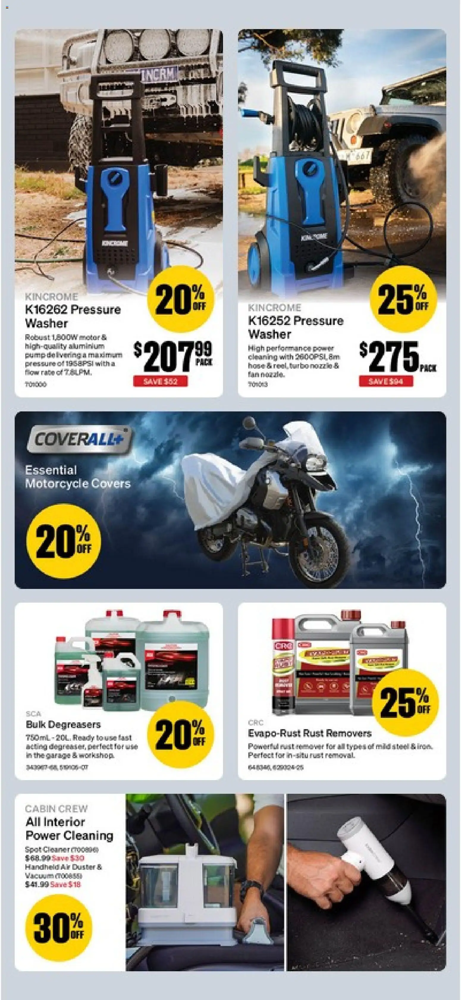 Supercheap Auto catalogue - valid from 04.03.2026 | Page: 17 | Products: Cleaner, Fan, Washer