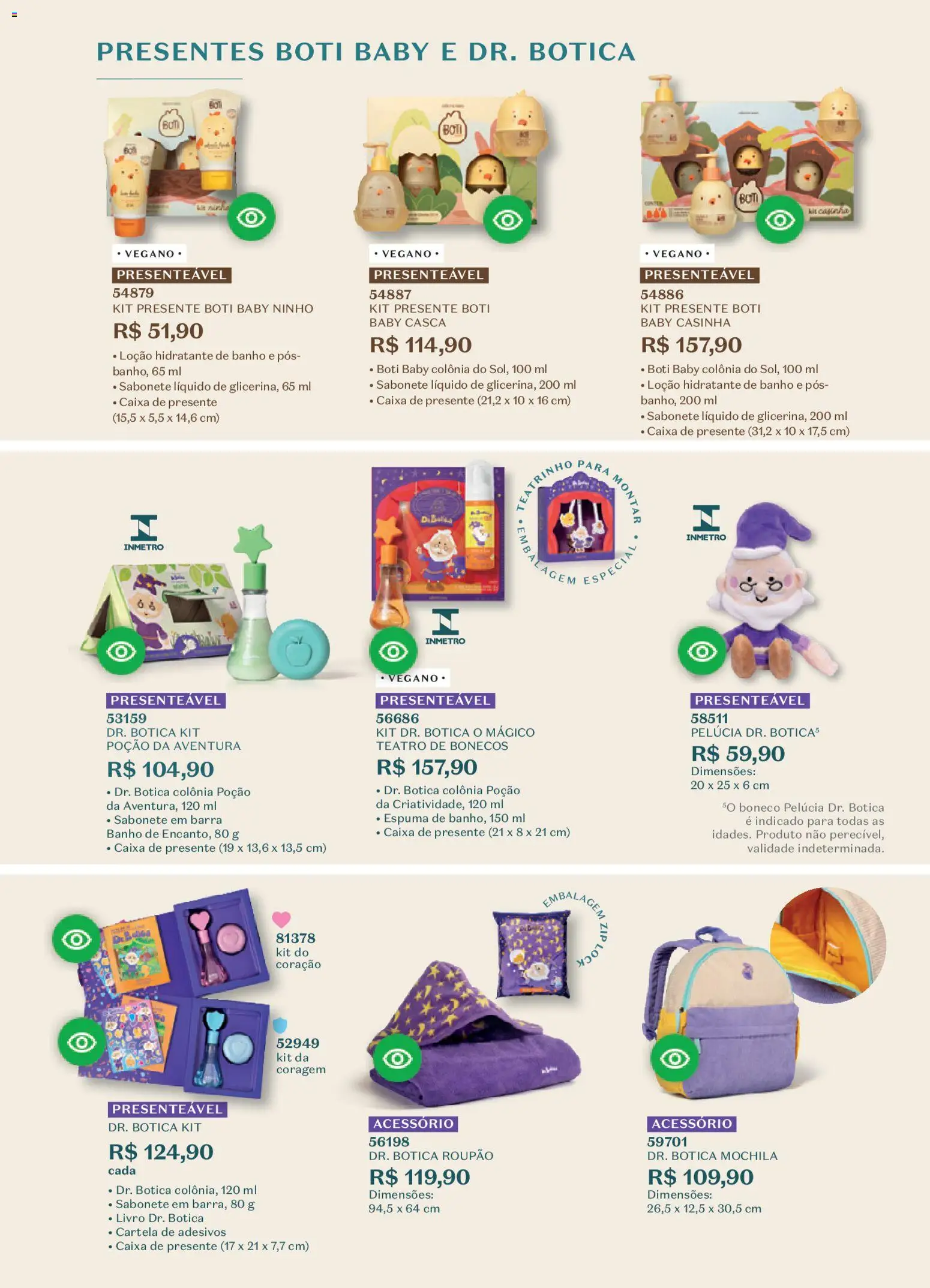 O Boticário Folheto - válido de 19.01.2026 | Página: 177 | Produtos: Pelúcia, Roupão, Mochila, Sabonete líquido