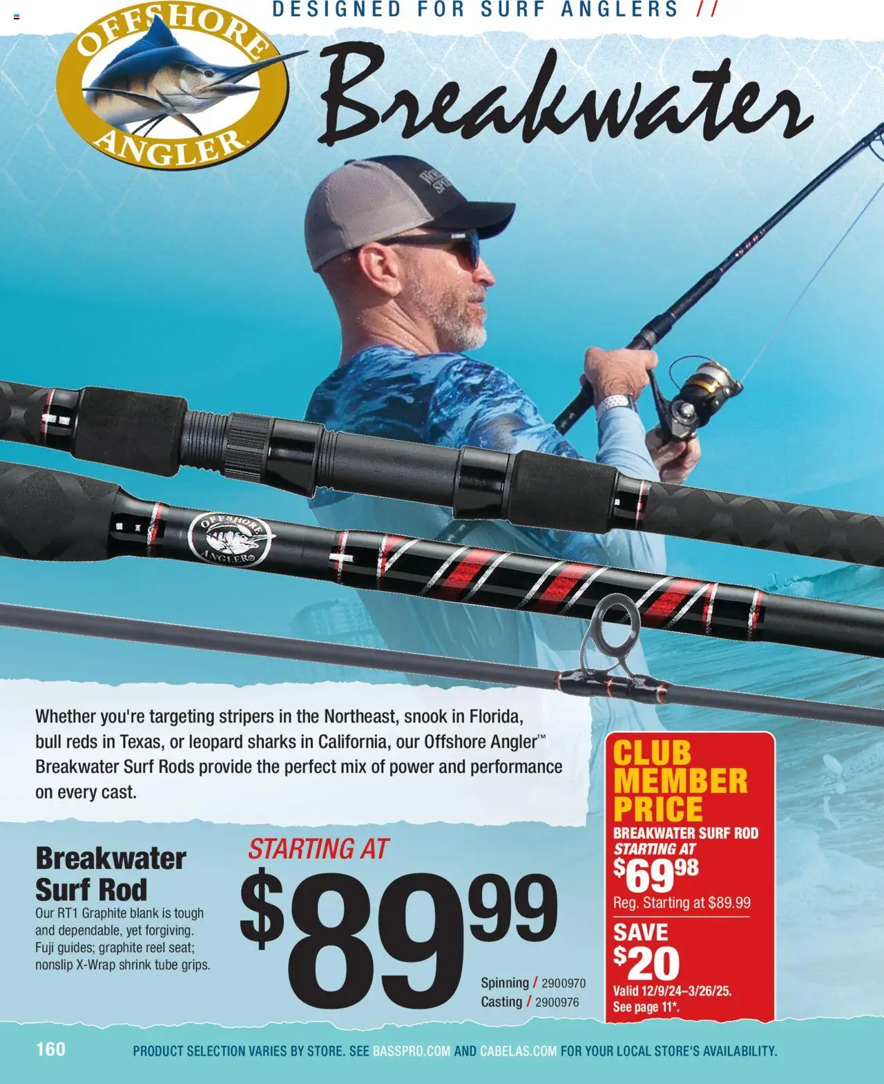 Cabela's Saltwater Specialist 25 - valid from 01.01.2025 | Page: 160 | Products: Rod