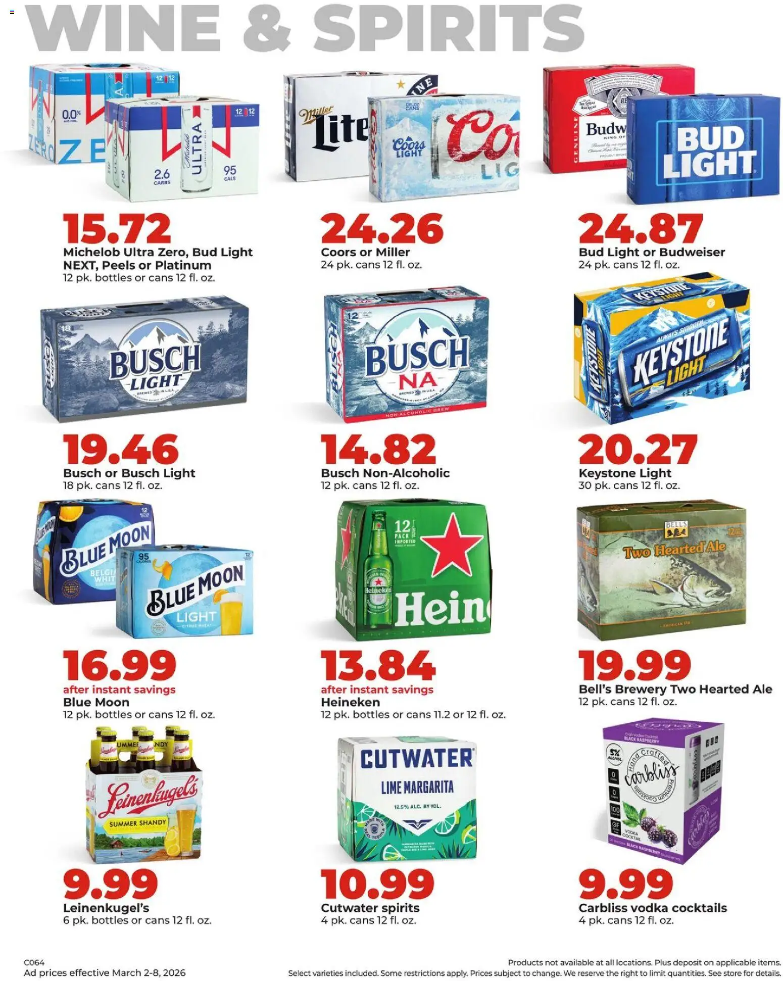 HyVee Weekly Ad - valid from 02.03.2026 | Page: 35 | Products: Wine, Vodka, Lime, Raspberry