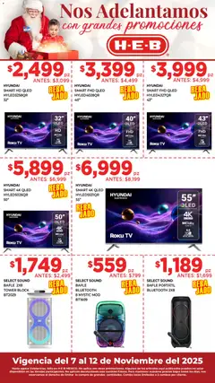 Vista previa de H-E-B folleto, nuevo folleto de la tienda, válido en México a partir del 07.11.2025 | Página: 8 | Productos: Audio