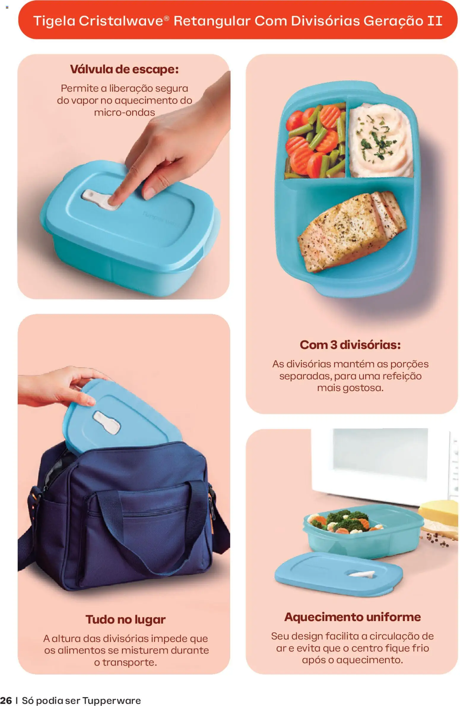Tupperware Folheto - válido de 01.03.2026 | Página: 26 | Produtos: Microondas, Tigela