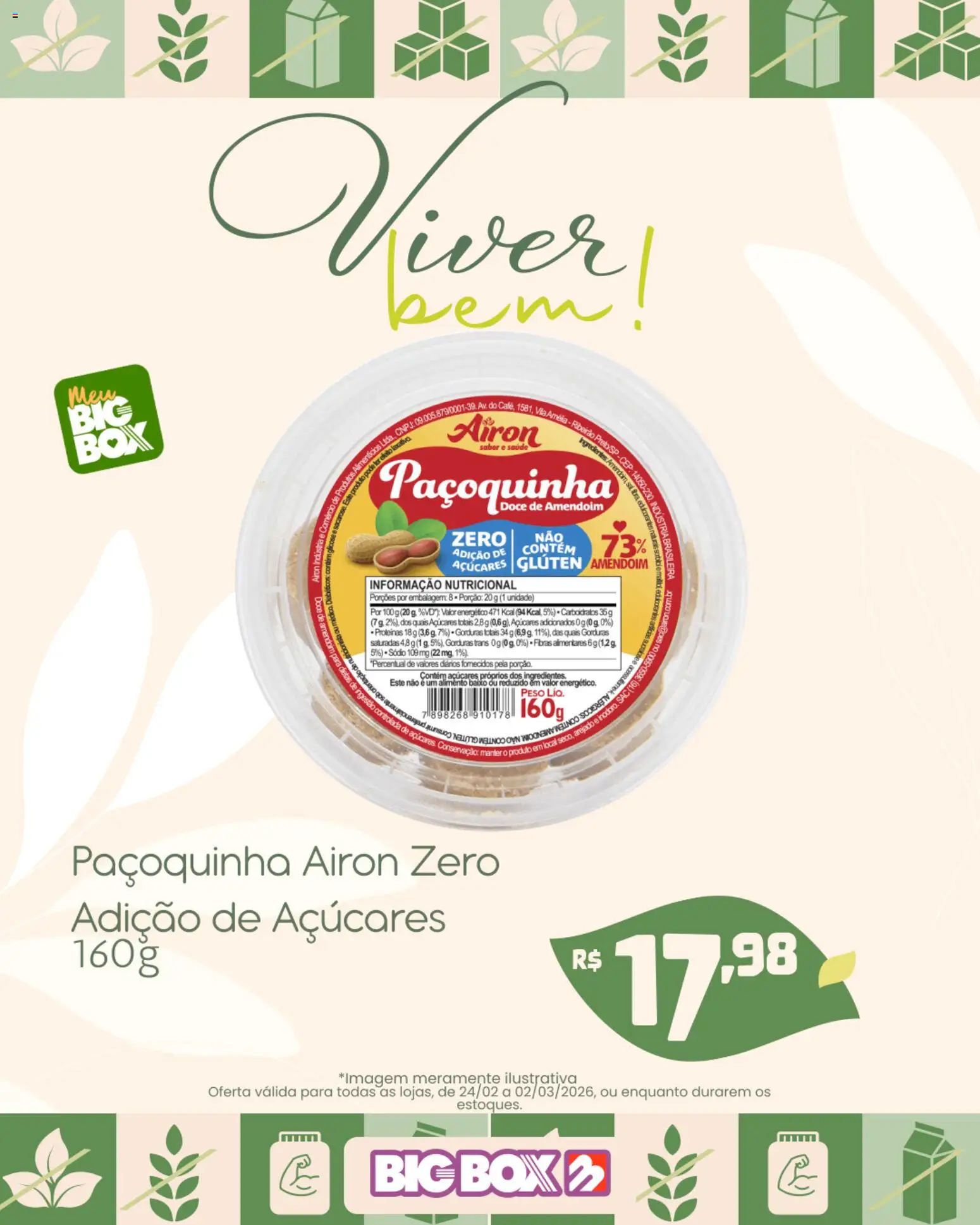 Big Box Folheto - válido de 24.02.2026 | Página: 7 | Produtos: Amendoim, Energético, Baixo