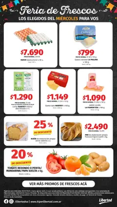Vista previa Hipermercado Libertad - Feria de Frescos - NEA válido desde el 30.07.2025