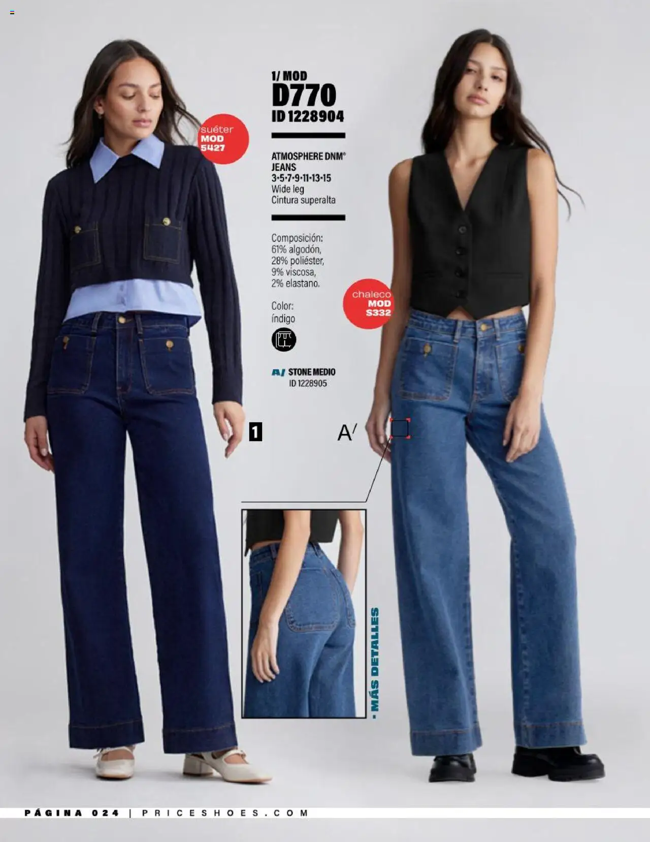 Nuevas ofertas de Price Shoes válidas en toda la República Mexicana desde el 05.08.2025. ¡Encuentra las mejores ofertas en Price Shoes - Catálogo Jeans ! | Página: 24 | Productos: Suéter, Chaleco
