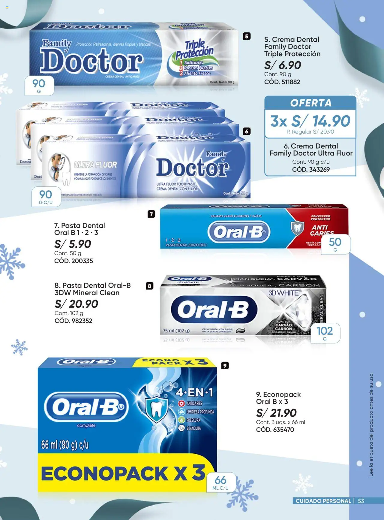 Catálogo Azzorti válido desde 15.10.2025 | Página: 53 | Productos: Pasta dental, Pasta, Crema