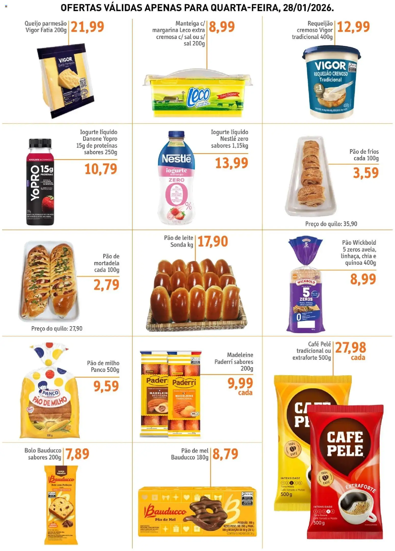 Sonda Folheto - válido de 28.01.2026 | Página: 2 | Produtos: Quinoa, Mel, Queijo parmesão, Requeijão