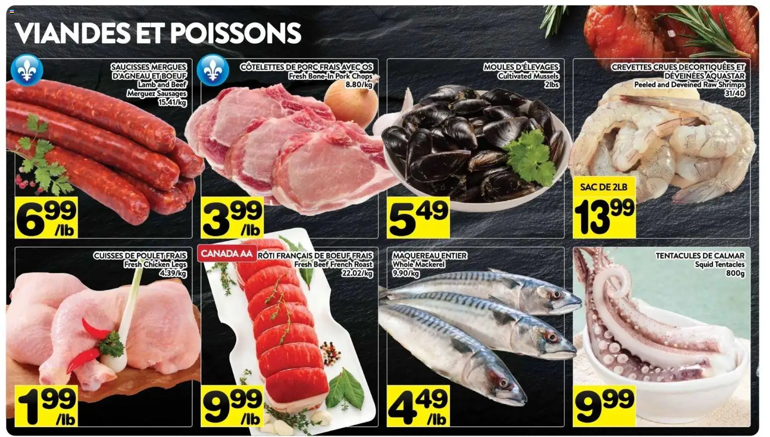 Pa Supermarché flyer valid from 05.01.2026 | Page: 4 | Products: Beef, Chicken, Pork