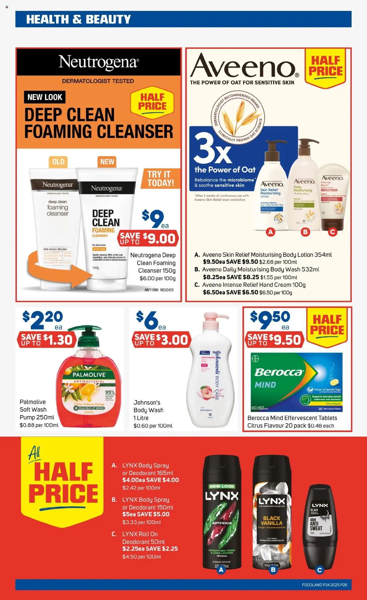 Foodland catalogue - valid from 11.06.2025 | Page: 26 | Products: Fragrance, Cream, Body lotion, Sensitive skin