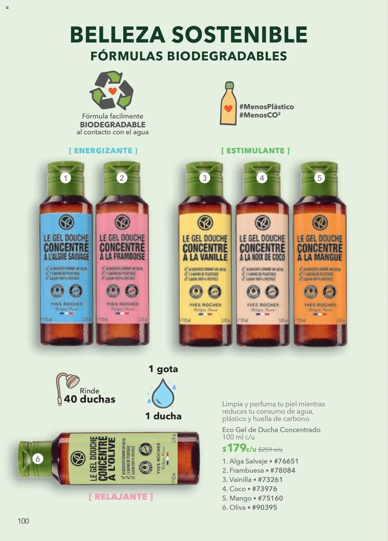 Nuevas ofertas de Yves Rocher válidas en toda la República Mexicana desde el 05.08.2025. ¡Encuentra las mejores ofertas en Yves Rocher - Campaña 11 2025! | Página: 102 | Productos: Agua, Mango, Gel de ducha