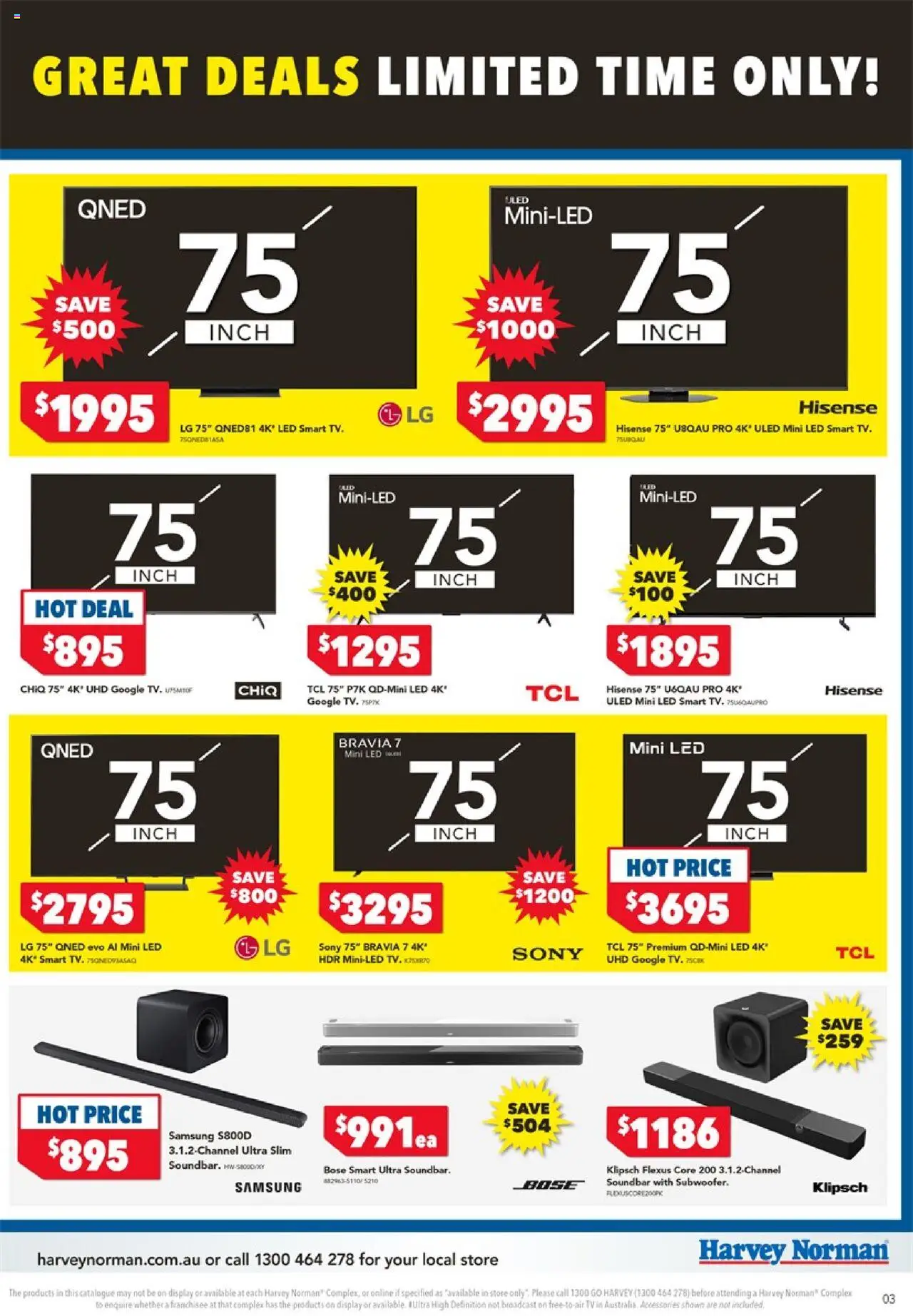 Harvey Norman catalogue - valid from 05.06.2025 | Page: 3 | Products: Accessories, Tv