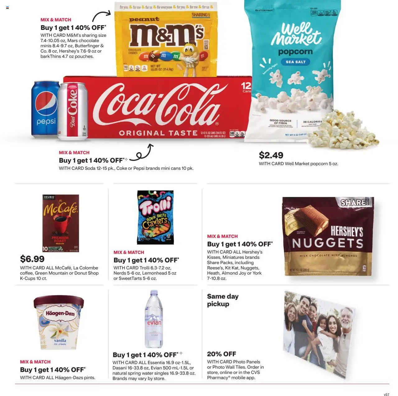 CVS Pharmacy Weekly Ad - WA - valid from 17.08.2025 | Page: 11 | Products: Milk, Chocolate, Cream, Ice cream