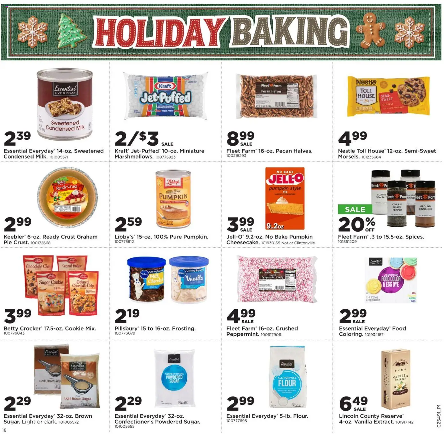 Mills Fleet Farm Weekly Ad - valid from 04.12.2025 | Page: 22 | Products: Milk, Butter, Pepper, Pumpkin