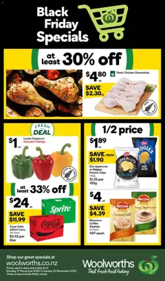 Woolworths South Island catalogue preview  - valid from 17.11.2025