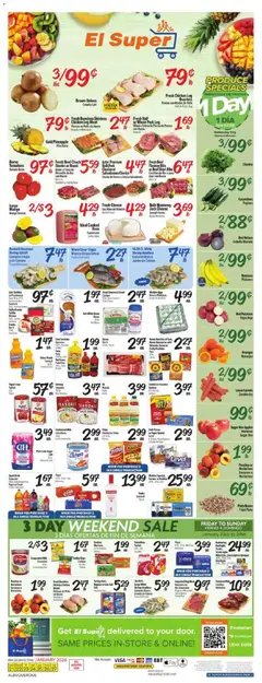 Preview of El Super weekly ads valid from 21.01.2026