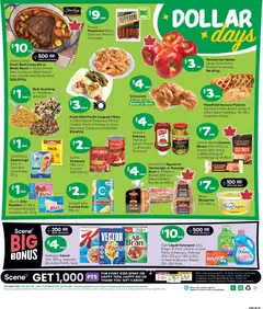 Preview of Thrifty Foods weekly flyer / circulaire from shop Thrifty Foods valid from 09.04.2026 | Page: 2 | Products: Bakery, Cheese, Bread, Apples