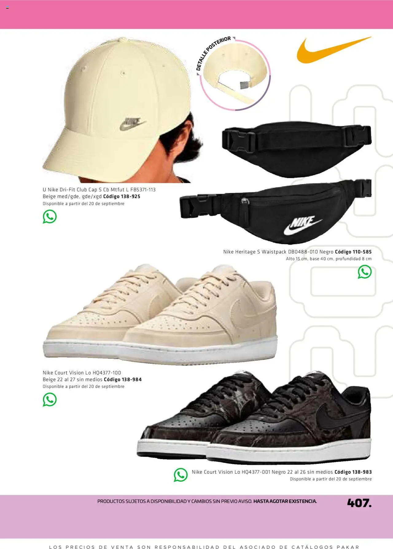 Nuevas ofertas de SC Pakar válidas en toda la República Mexicana desde el 29.08.2025. ¡Encuentra las mejores ofertas en SC Pakar - Catálogo Otoño Women! | Página: 407