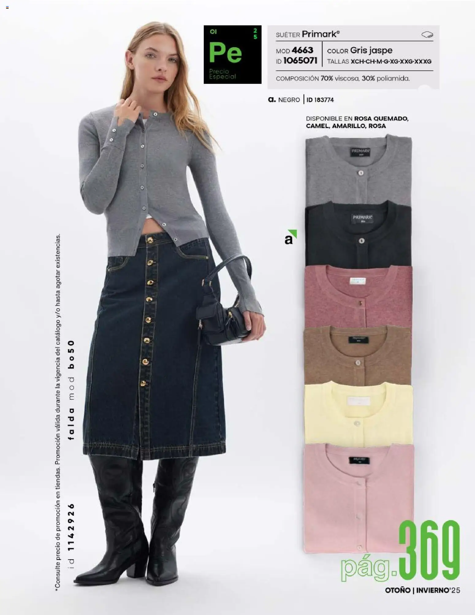 Nuevas ofertas de Price Shoes válidas en toda la República Mexicana desde el 27.10.2025. ¡Encuentra las mejores ofertas en Price Shoes catálogo Todo en uno! | Página: 369 | Productos: Suéter, Falda