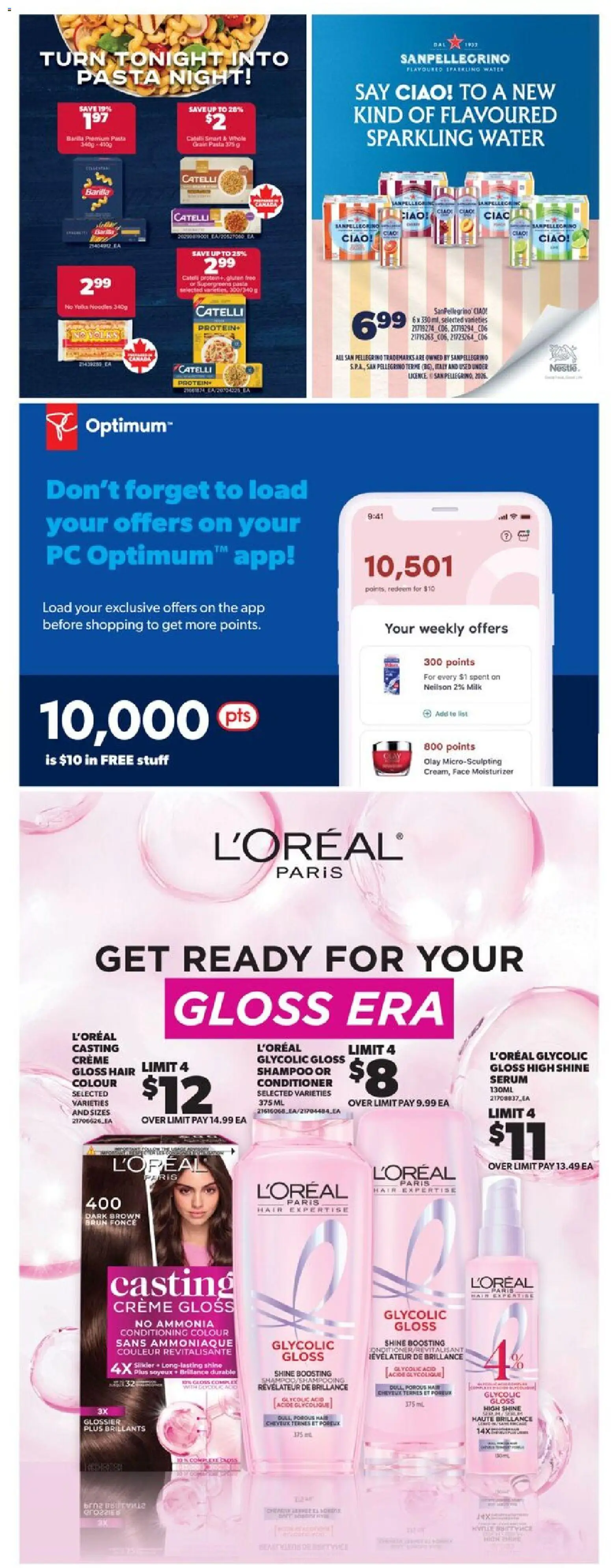 Real Canadian Superstore flyer valid from 23.04.2026 | Page: 39 | Products: Noodles, Pasta, PC, Shampoo