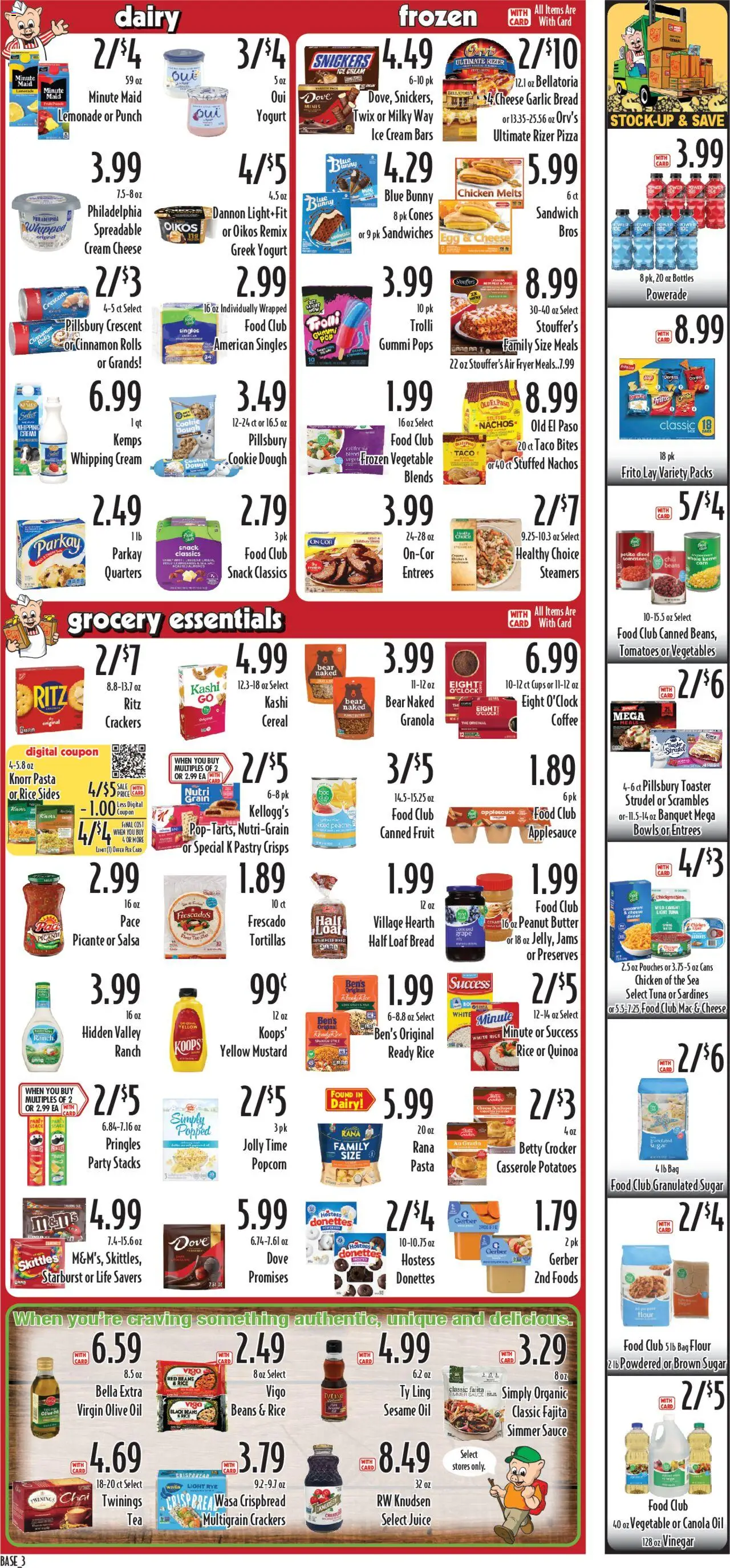 Piggly Wiggly Weekly Ad - WI - valid from 10.09.2025 | Page: 3 | Products: Vinegar, Bread, Cream, Sauce