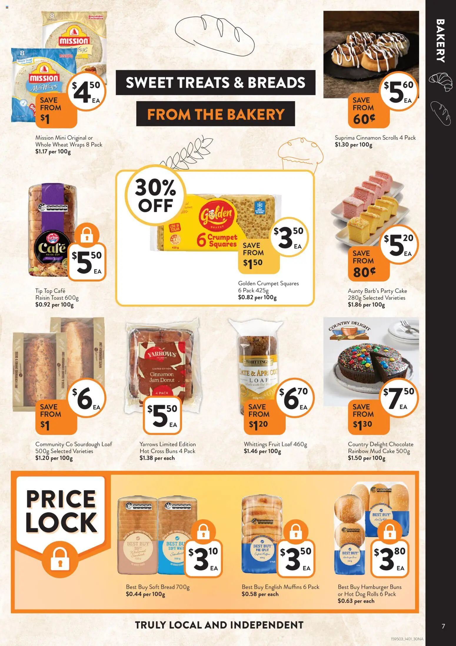 Foodworks catalogue - valid from 14.01.2026 | Page: 7 | Products: Cot, Bread, Muffins, Seeds