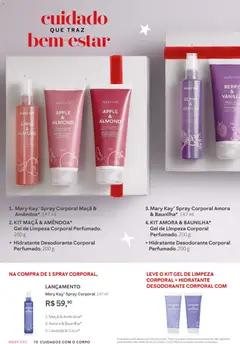 Mary Kay - Catálogo Novembro/Dezembro 2025 - Pré-Visualização do folheto da loja Mary Kay, válido de 01.11.2025 | Página: 70 | Produtos: Desodorante, Gel de limpeza, Body