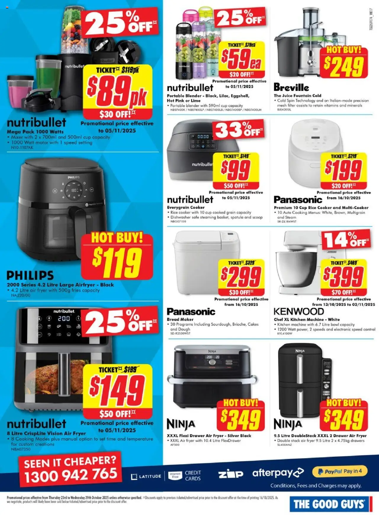 The Good Guys catalogue - valid from 22.10.2025 | Page: 13 | Products: Lime, Bread maker, Rice cooker, Safe