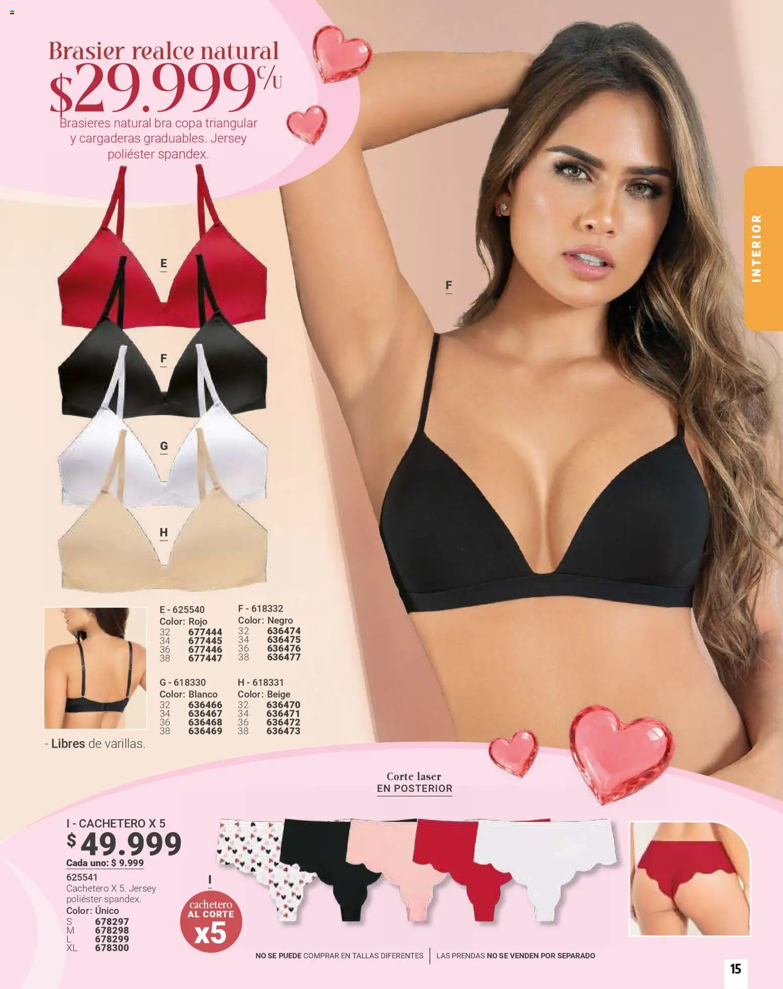 Carmel revista - valida desde el 01.03.2026 | Página: 15 | Productos: Brasier, Cachetero