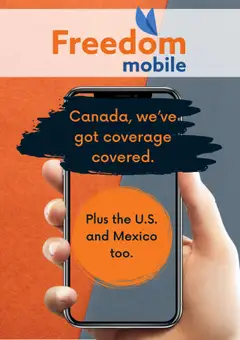 Preview of Freedom Mobile flyer / circulaire from shop Freedom Mobile valid from 23.07.2025