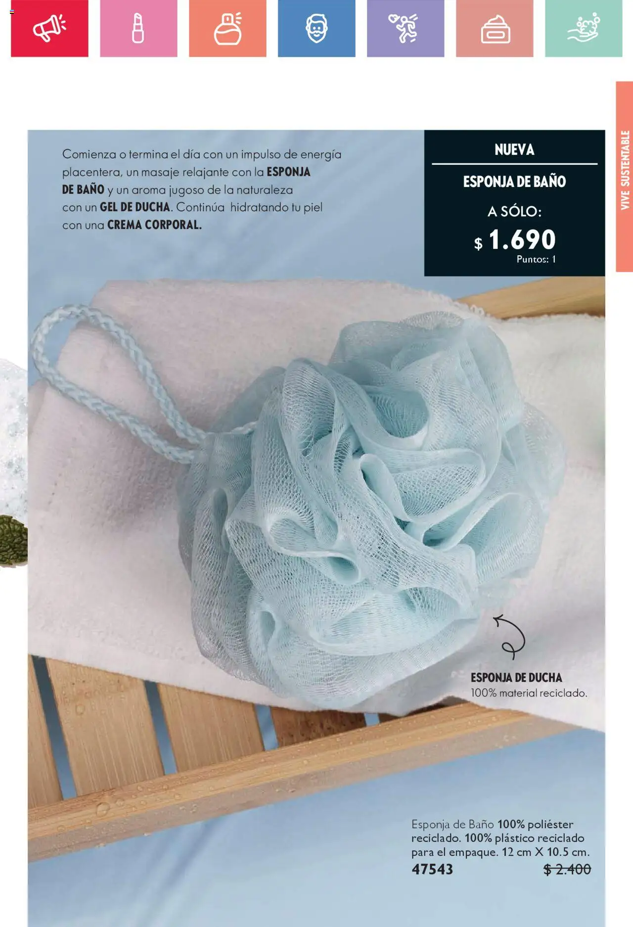 Oriflame catálogo │ válido desde el 23.08.2025 | Página: 103 | Productos: Esponja, Baño, Ducha, Crema