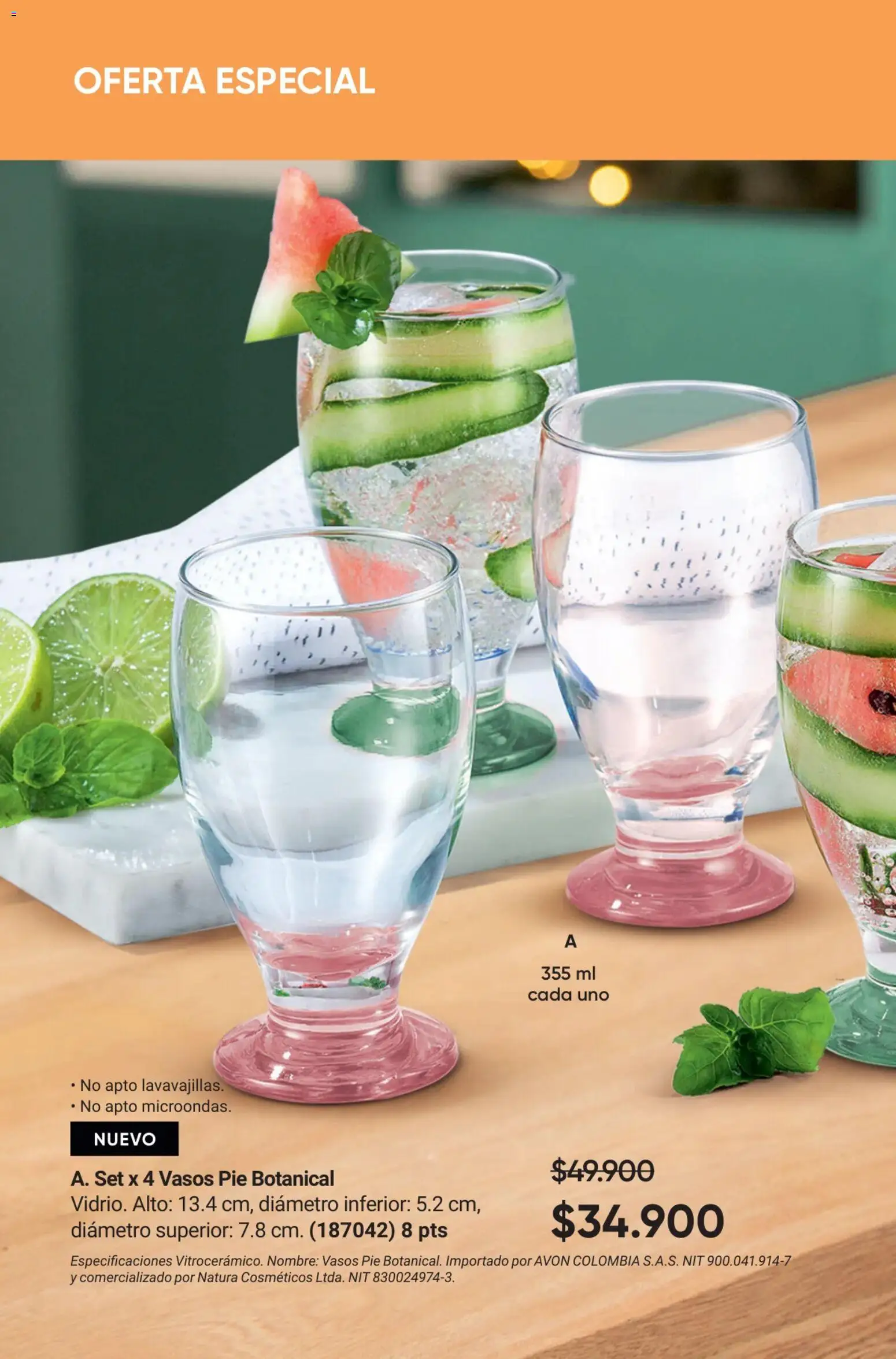 Avon revista - valida desde el 17.11.2025 | Página: 32 | Productos: Vasos, Lavavajillas