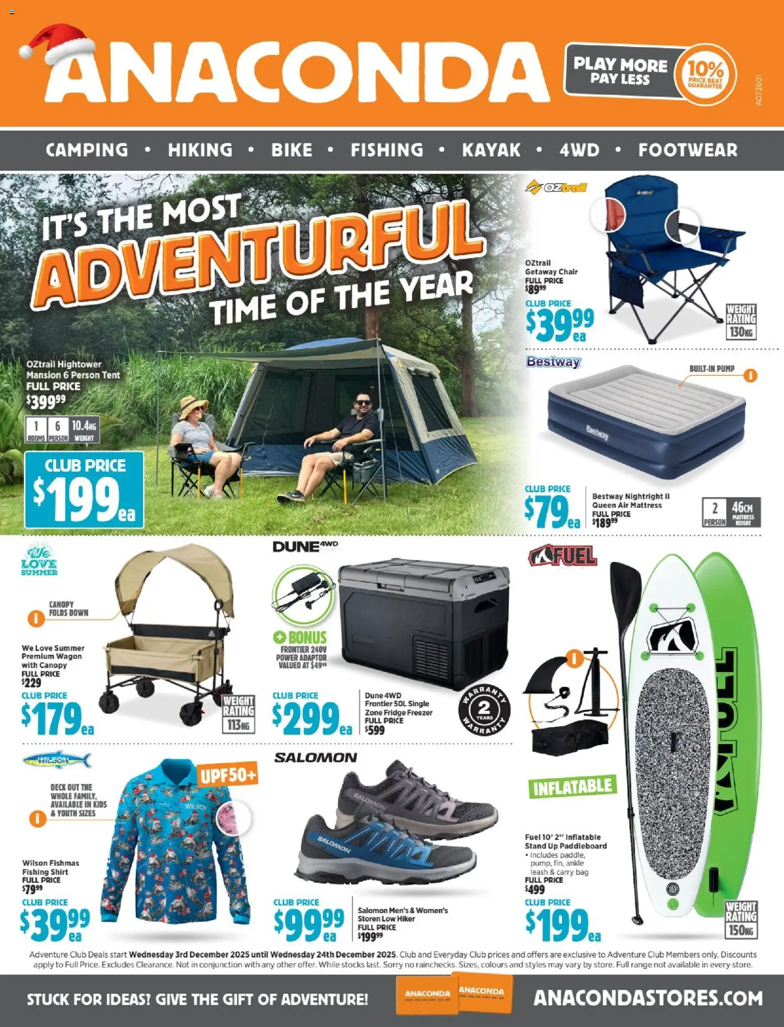 Anaconda catalogue - valid from 03.12.2025 | Page: 1 | Products: Chair, Shirt, Freezer, Mattress