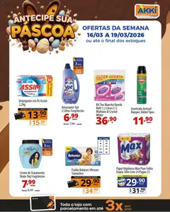 Akki Atacadista ofertas Páscoa - Pré-Visualização do folheto da loja Akki Atacadista, válido de 16.03.2026