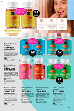 Leonisa - Aliados -  Vista previa de la revista de la tienda Leonisa valido desde el 01.10.2025 | Página: 21 | Productos: Gelatina, Manzana, Uva, Vitaminas