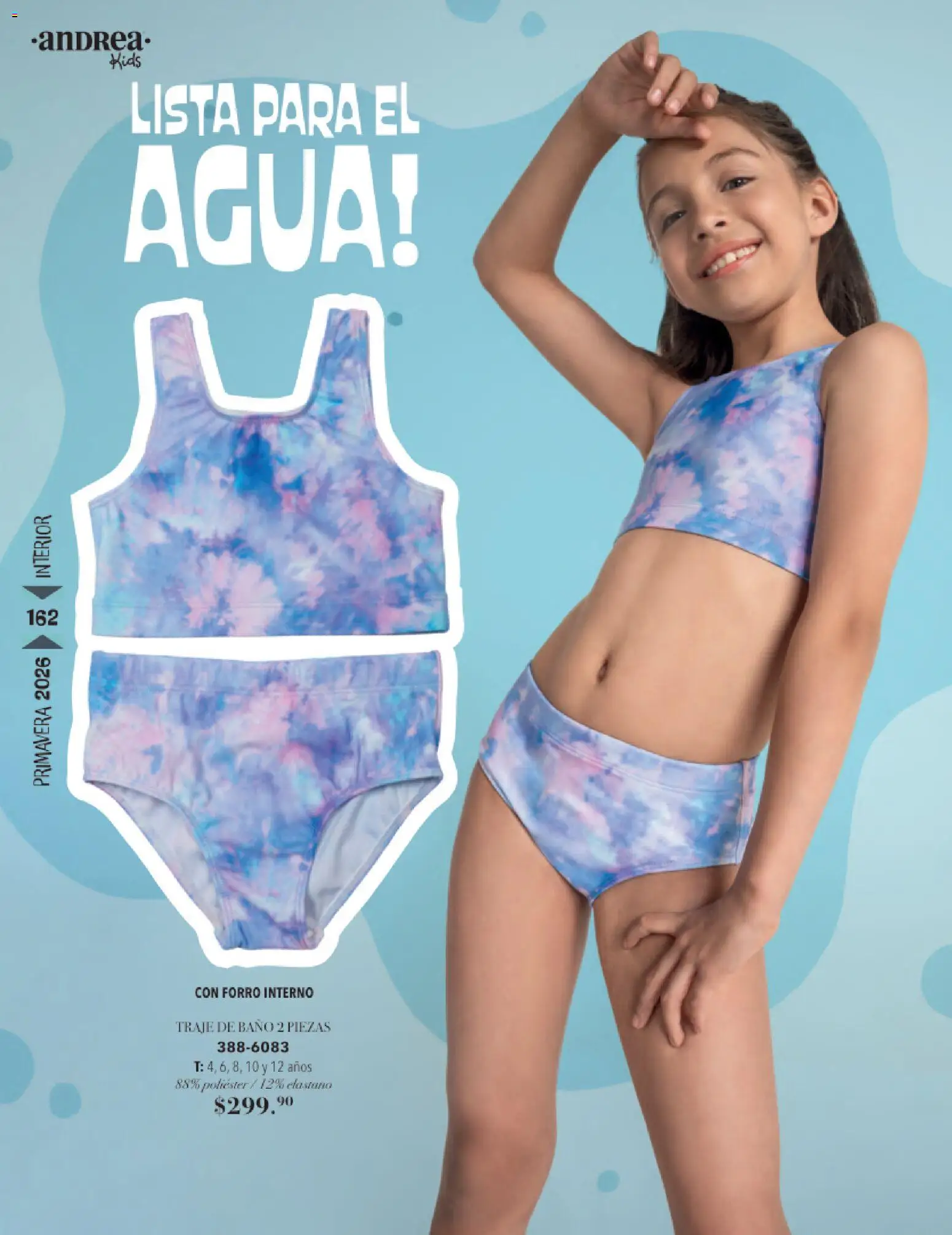 Nuevas ofertas de Andrea válidas en toda la República Mexicana desde el 25.01.2026. ¡Encuentra las mejores ofertas en Andrea catálogo Infantil! | Página: 118 | Productos: Traje, Agua, Traje de baño, Baño