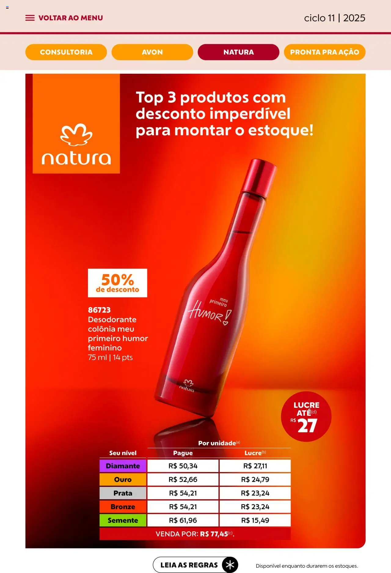 Avon Folheto - válido de 16.06.2025 | Página: 38 | Produtos: Desodorante