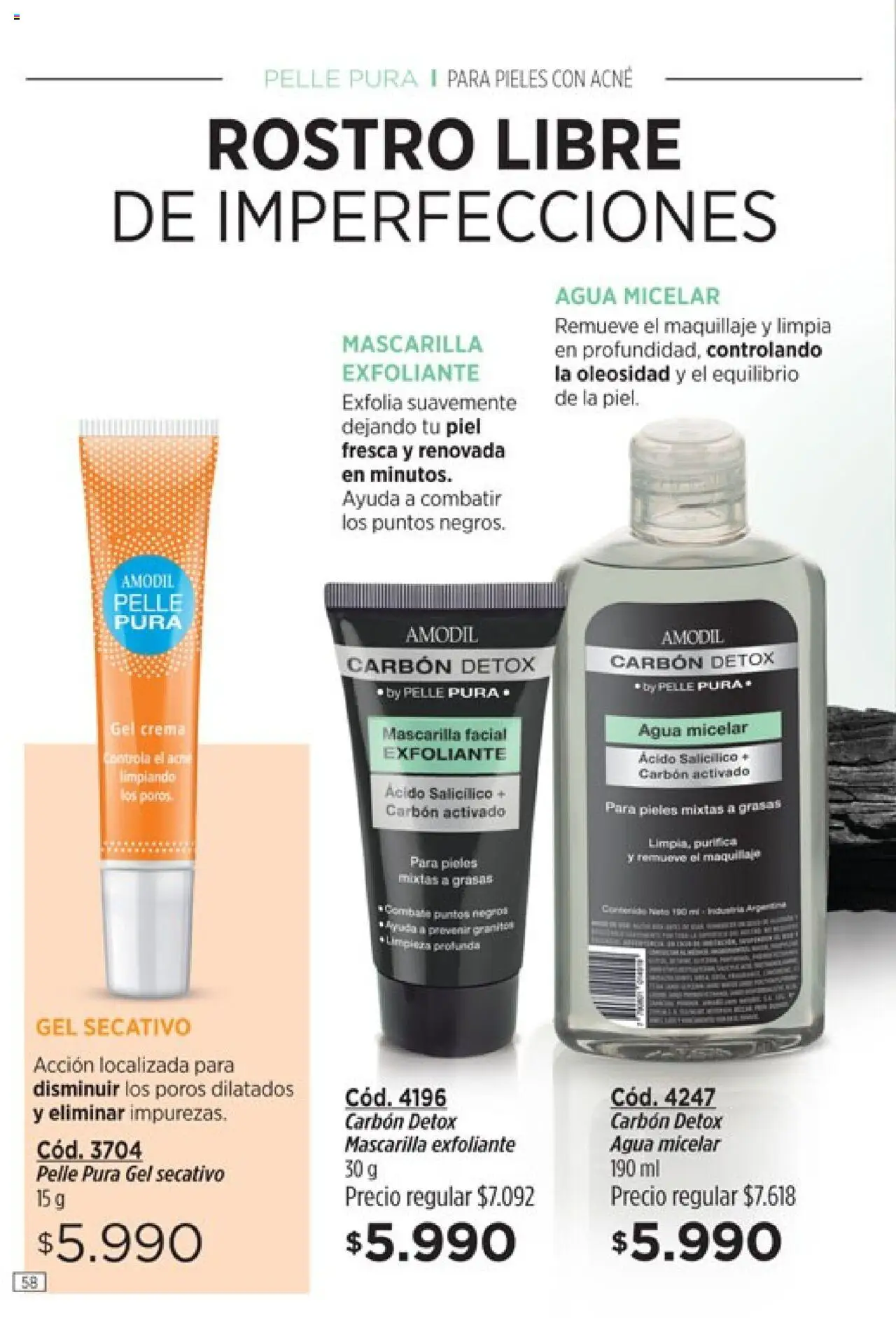 Catálogo Amodil Campaña 11 │ válido desde el 13.06.2025 | Página: 58 | Productos: Mascarilla, Maquillaje, Agua, Crema